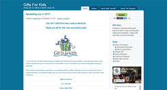 Desktop Screenshot of giftsforkidsinfo.com