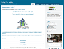 Tablet Screenshot of giftsforkidsinfo.com